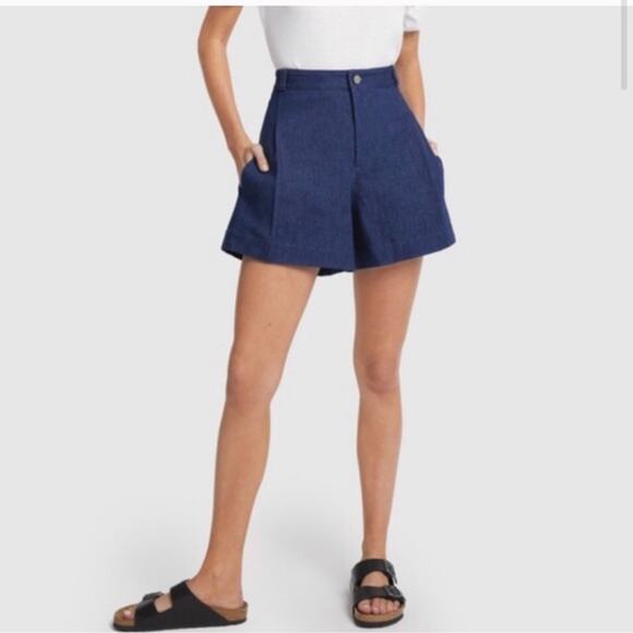 G. Label by Goop High Rise Denim Jean Shorts 29 - Picture 3 of 12